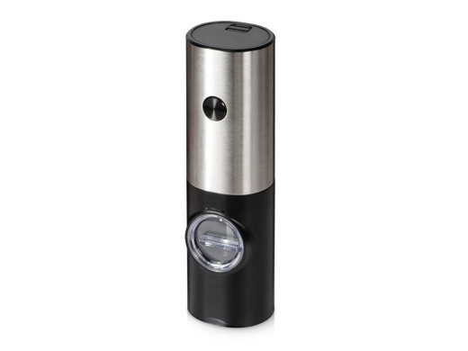 Электрическая мельница для соли и перца Grind (серебристый, черный)