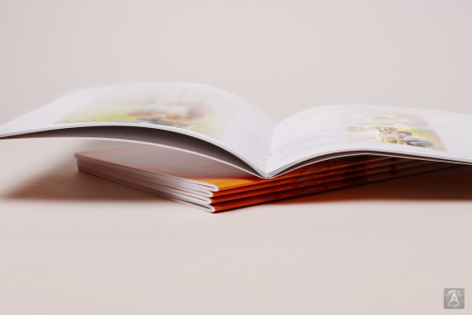 Печать книг на скрепке